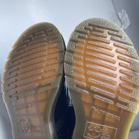 NEW Dr Martens 1460W Black Patent Leather Shiny 8 Eyelet Lace Up Boot 6 US 37 EU - Picture 8 of 16